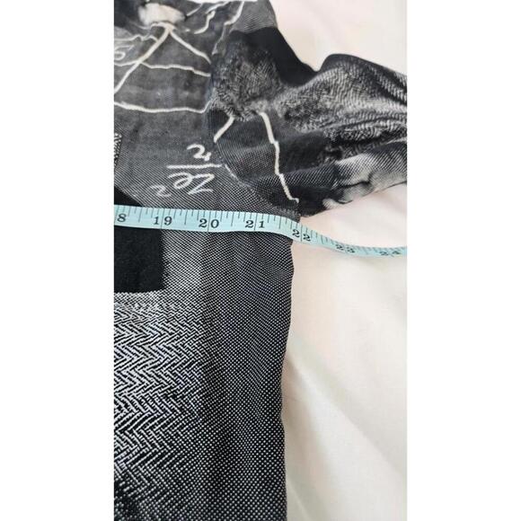 Urban Outfitters Men's Math Man Duo Rayon Print Button-Up Shirt Size Medium - Picture 7 of 8